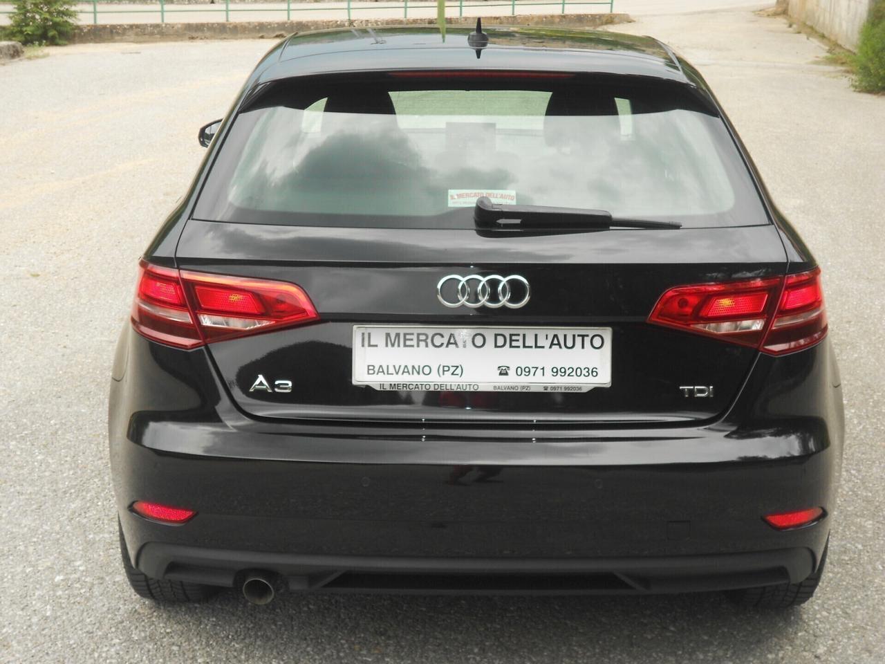 A3(my'19)S.B.1.6TDI(103.000km:NUOVA)E6B,NAVI,C.A.