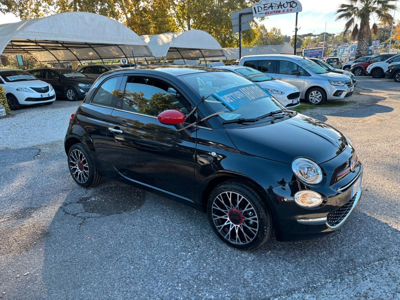 Fiat 500 1.0 Hybrid Red