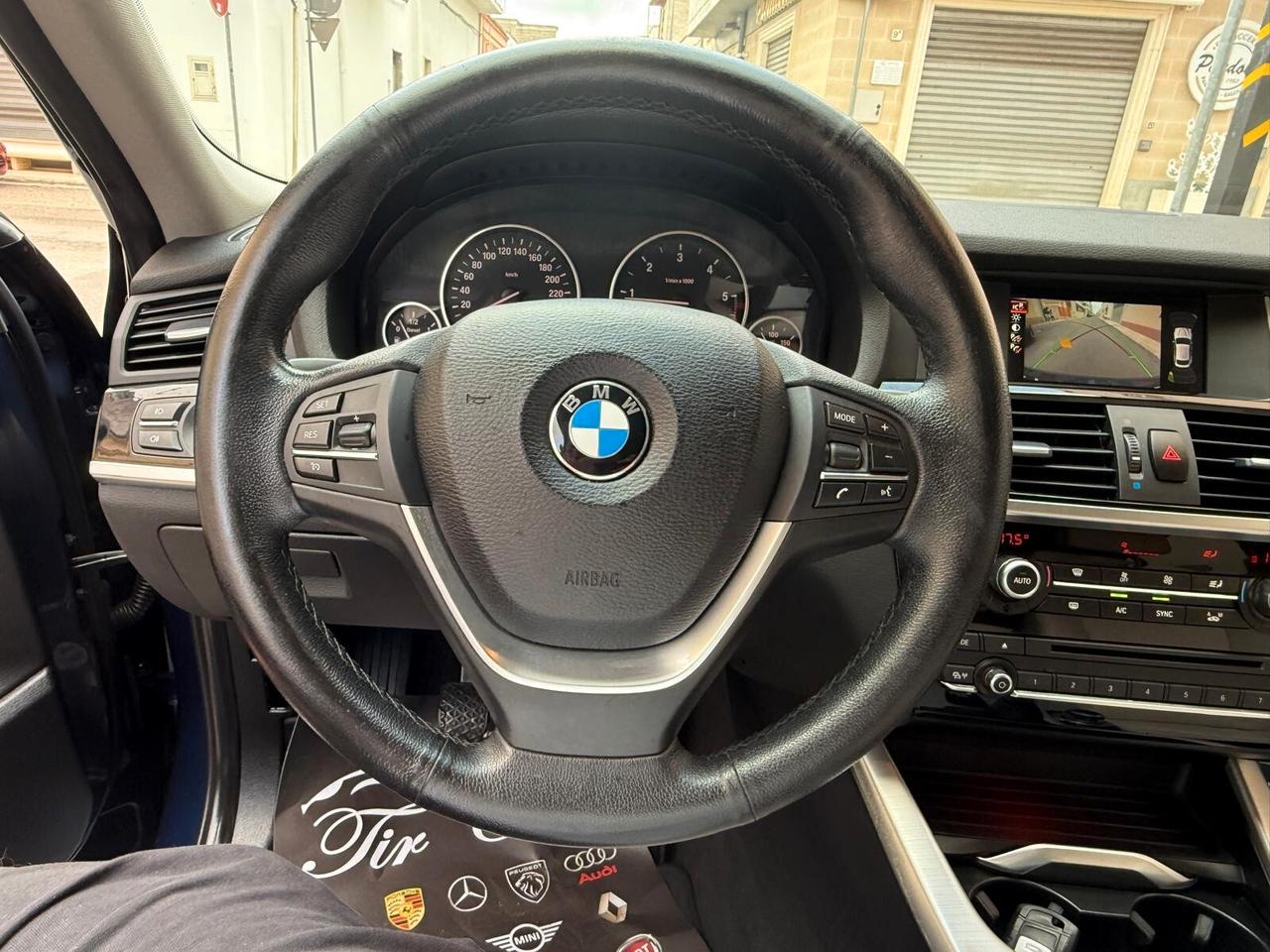 BMW X4 20D X-LINE X-DRIVE 2.0 190CV PELLE NAVI CAM ANNO 2017