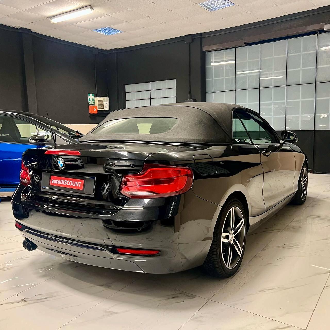 Bmw 220 220d Cabrio Sport *PREZZO PROMO*