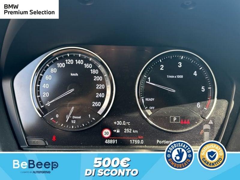 BMW X1 XDRIVE18D XLINE PLUS AUTO