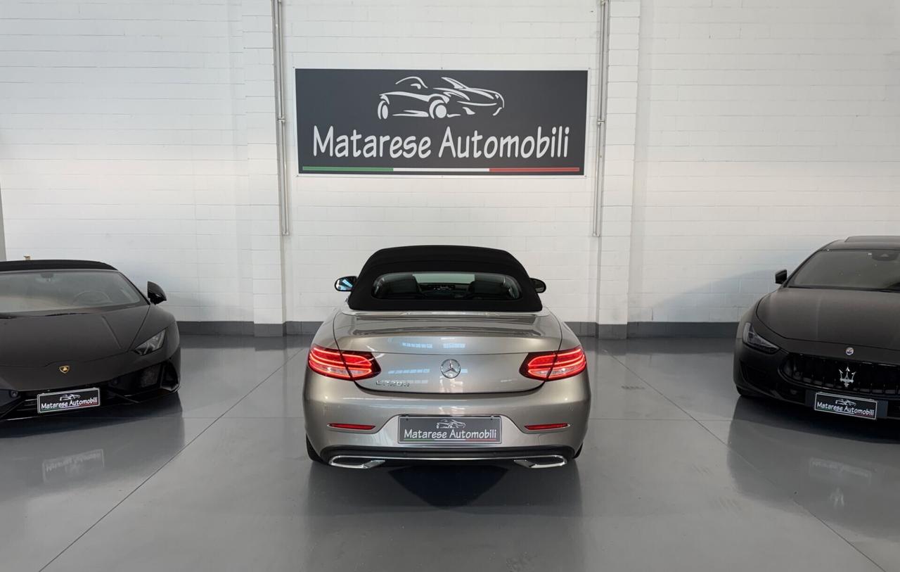 Mercedes-Benz C 220 Cabrio FullLed Burmaster 1Proprietario Certificata