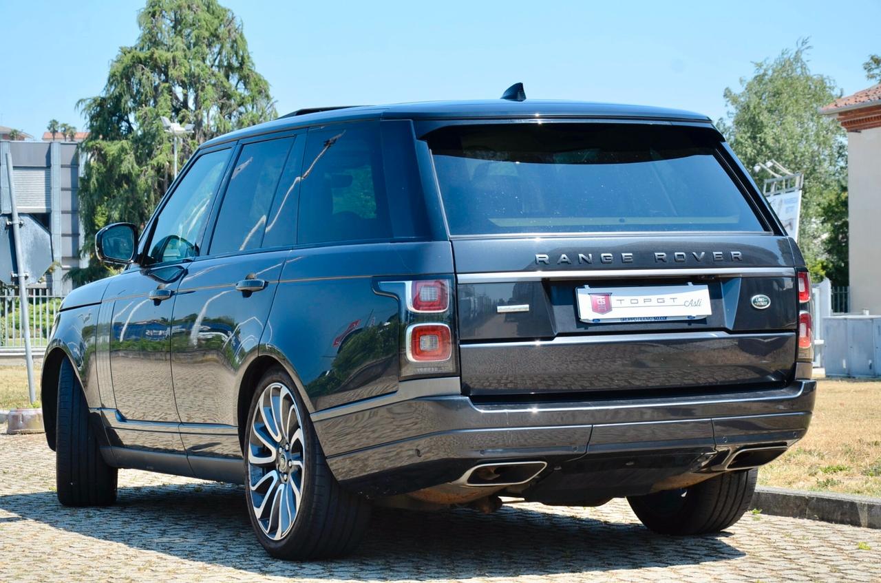 LAND ROVER RANGE ROVER 5.0 V8 S/C AUTOBIOGRAPHY 525cv AUTO, SERVICE LAND ROVER, UNICO UTILIZZATORE, EURO 6D, TETTO, HI-FI MERIDIAN, SEDILI IN PELLE, PERMUTE