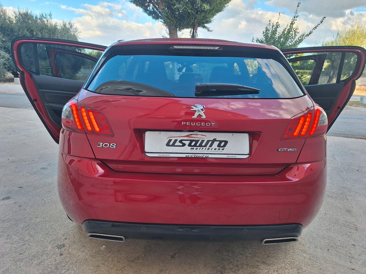 Peugeot 308 1.5 hdi "BERLINA" GT LINE NAVI 2018