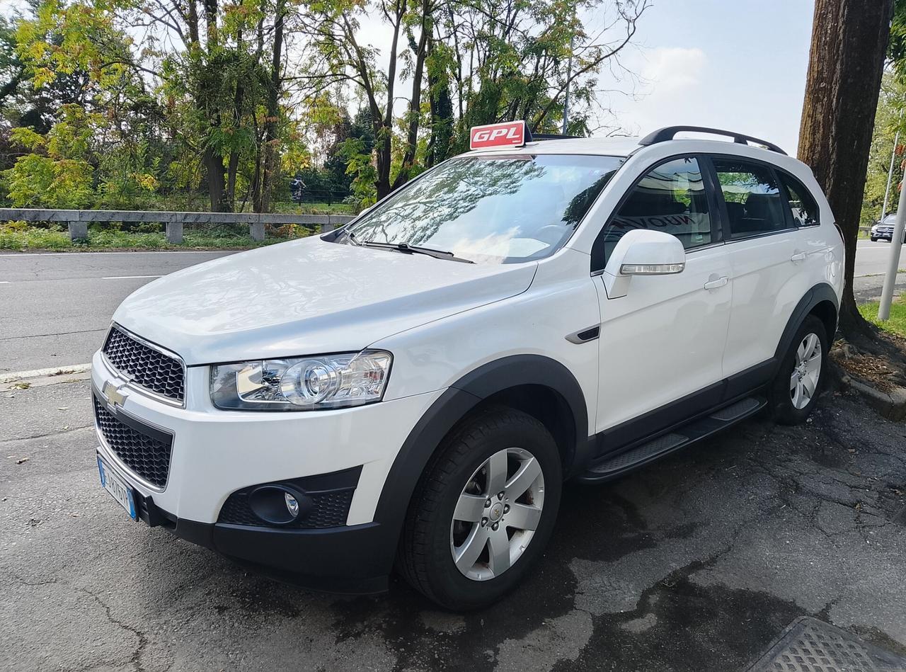 CHEVROLET CAPTIVA 2.4 GPL, 7 POSTI, UNICO PROPRIETARIO