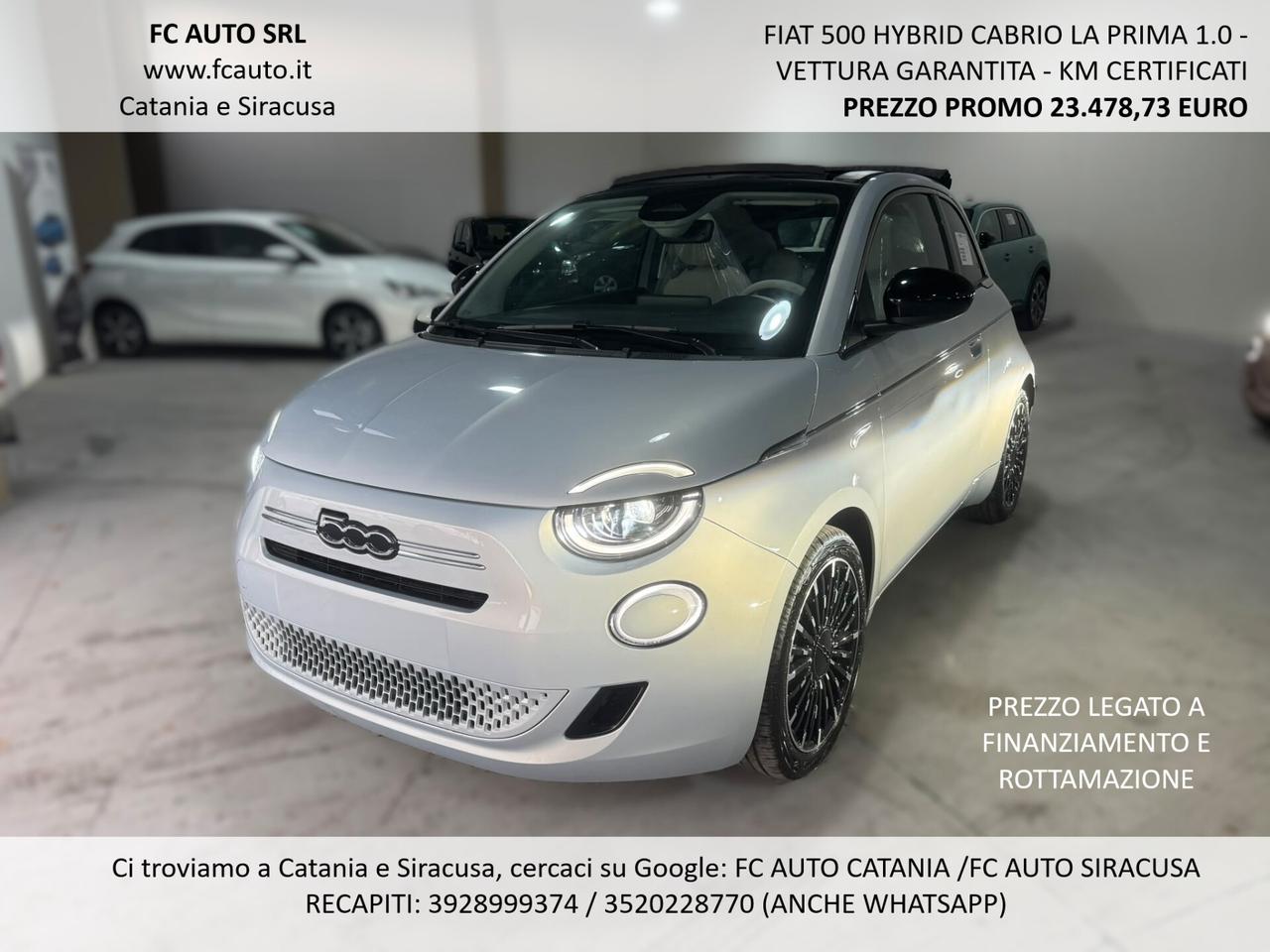 Fiat 500 C 1.0 Hybrid LA PRIMA