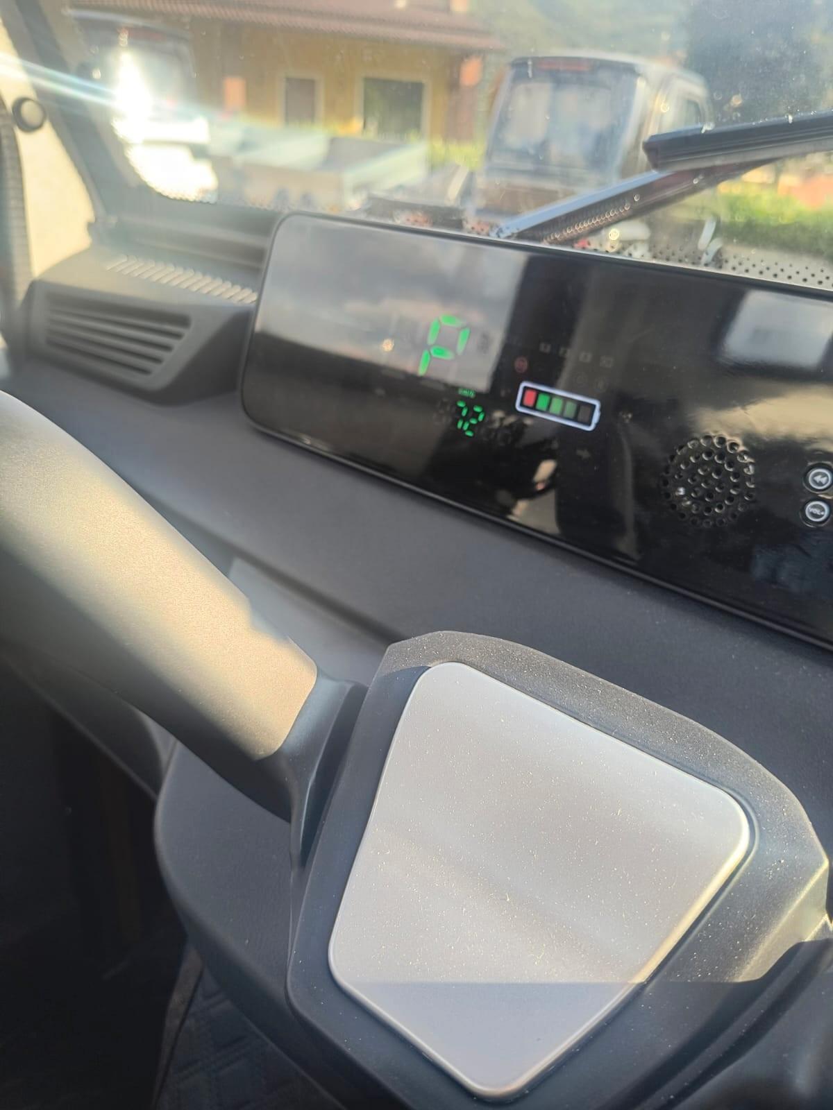 MOTOCARRO ELETTRICO CABINATO CASSONE RIBALTABILE