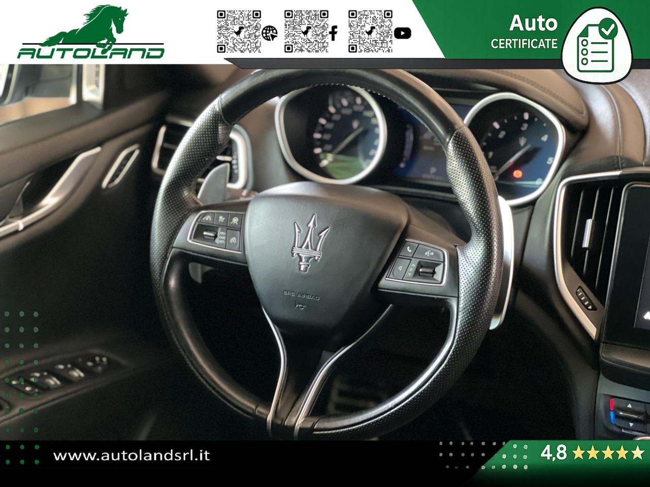 Maserati Ghibli 3.0 V6 ds Granlusso 275cv auto my19