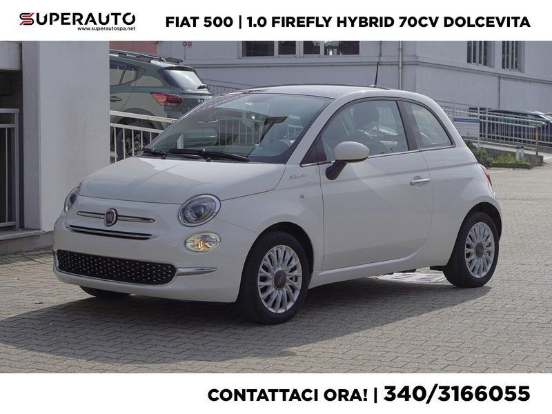 FIAT 500 1.0 FireFly Hybrid 70cv Dolcevita