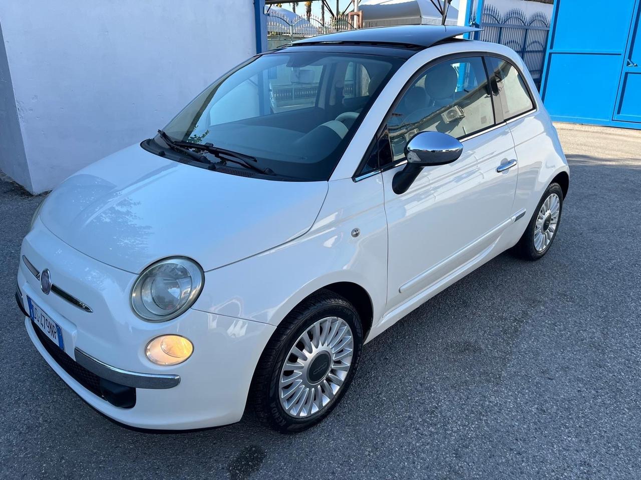 Fiat 500 Lounge 1.2 benz-tetto apri-2008