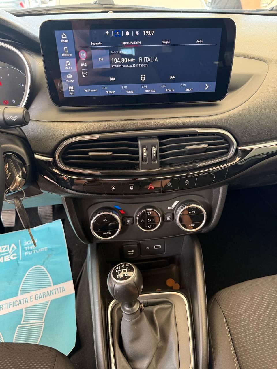 Fiat Tipo 2022 1.6 130 5 porte City Life 24 mesi garanzia