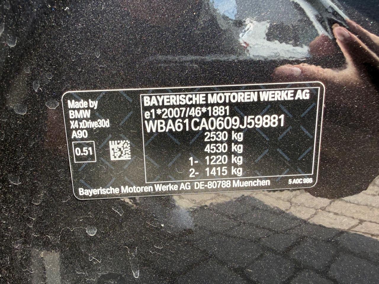 Bmw X4 xDrive30d 48V Msport