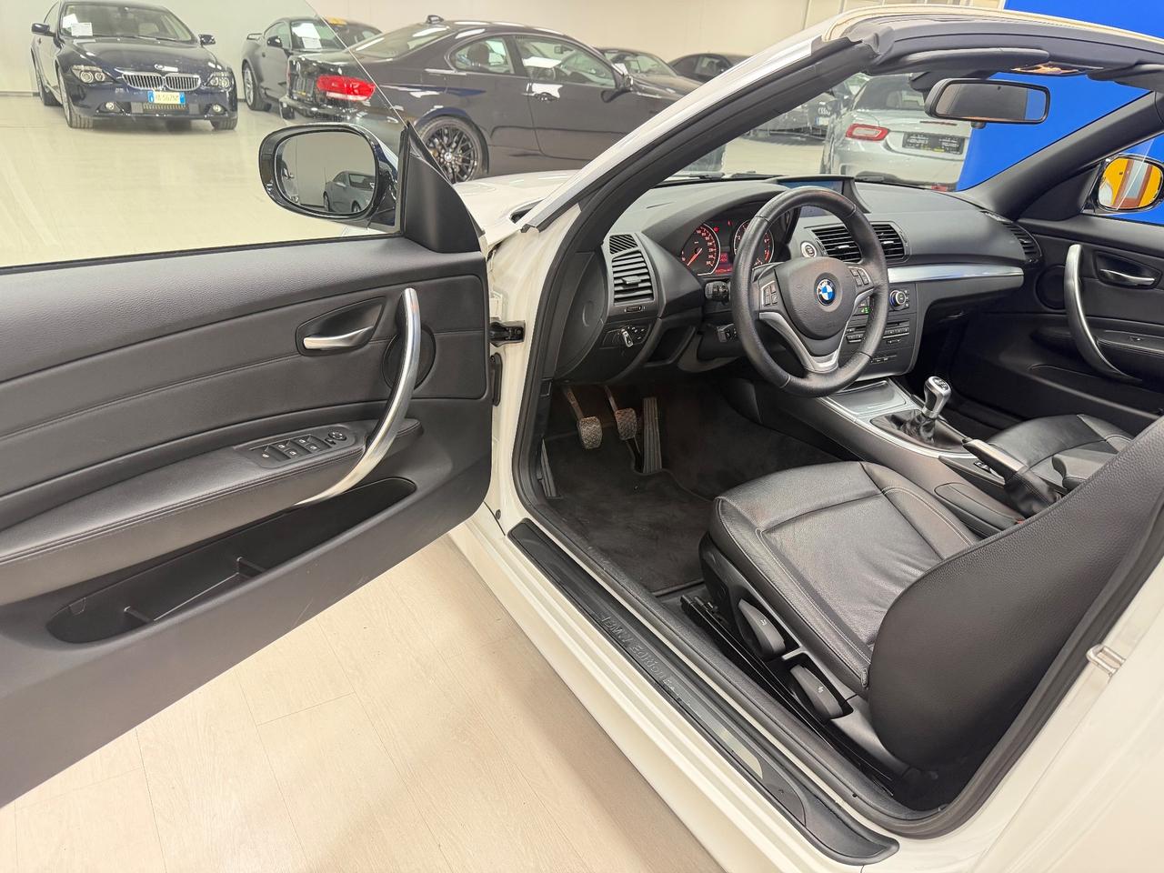 Bmw 120i 170CV*CABRIO*MANUALE*BOOK SERVICE*PARI AL NUOVO*1 PROPRIETARIO*