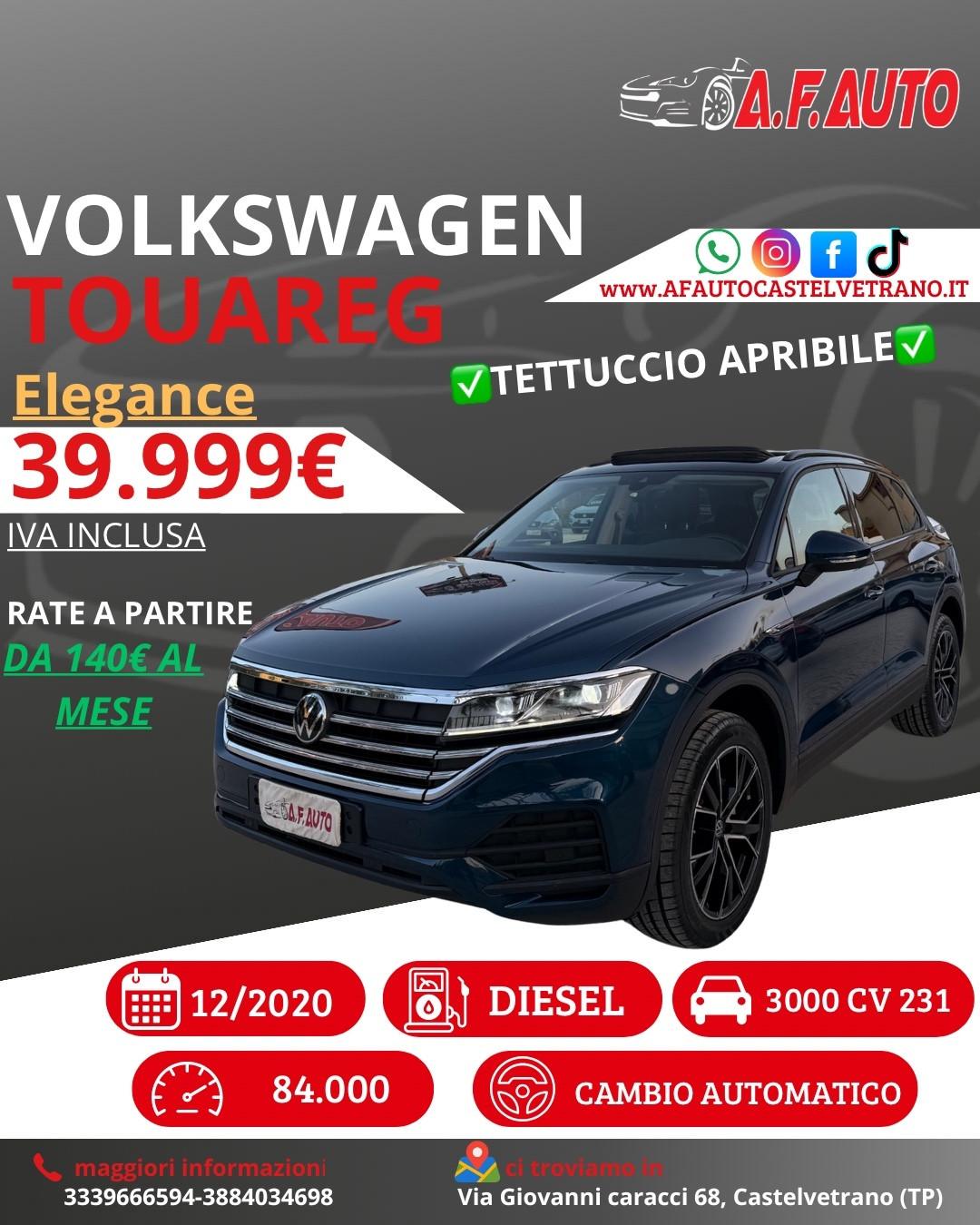 Volkswagen Touareg 3.0 V6 TDI SCR Elegance