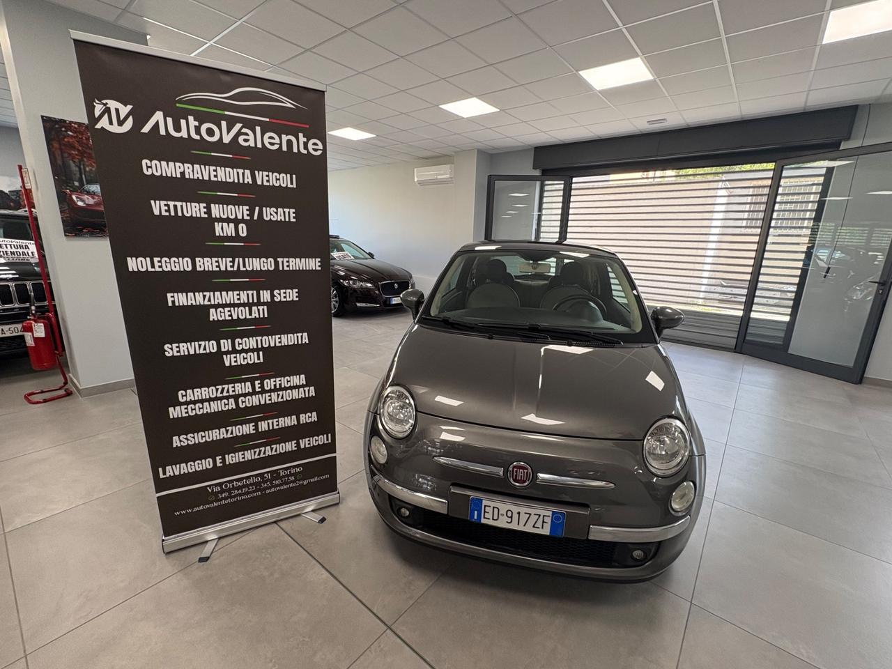 Fiat 500 Lounge 1.2 benzina 69cv 2010 neopatentati