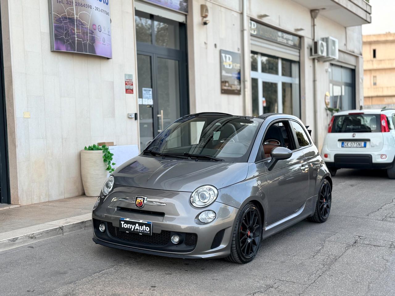 Abarth 595 595C CABRIO Competizione 160cv BLOCK SHAFT,NAVI,TELECAMERA,BLUETHOOT,USB,INTERNI IN PELLE,ANDROID AU