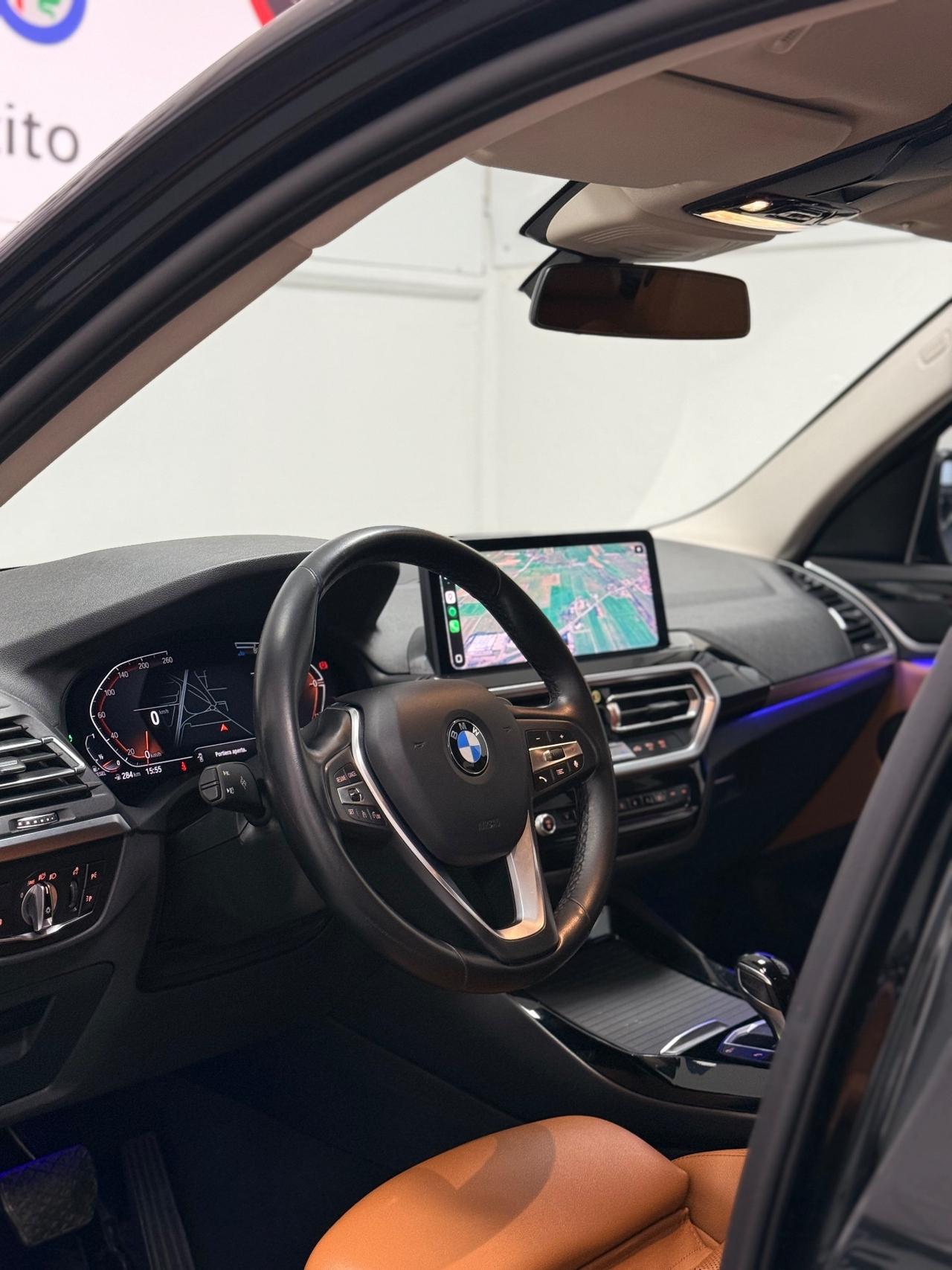 Bmw X3 xDrive20d 190CV 48V Msport 07/2022 EURO 6D TEMP