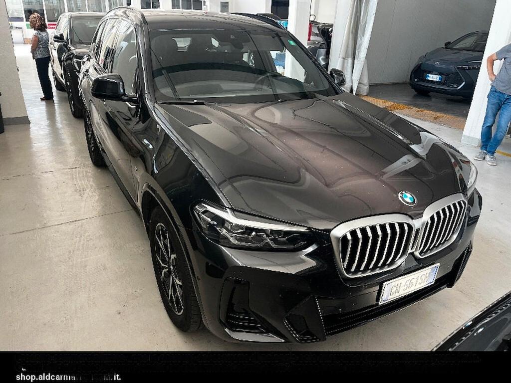 BMW X3 18D 150CV STEPTRONIC 48V S-DRIVE M-SPORT ( FARI LED - BMW DIGITAL COCKPIT - CLIMA TRIZONA - NAVI - MIRROR - PARK ASSISTANT - CERCHI 18 )