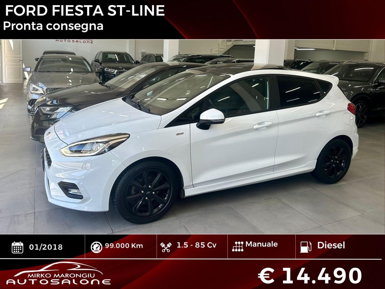 Ford Fiesta 1.5 ST-Line TETTO APRIBILE finanziabile