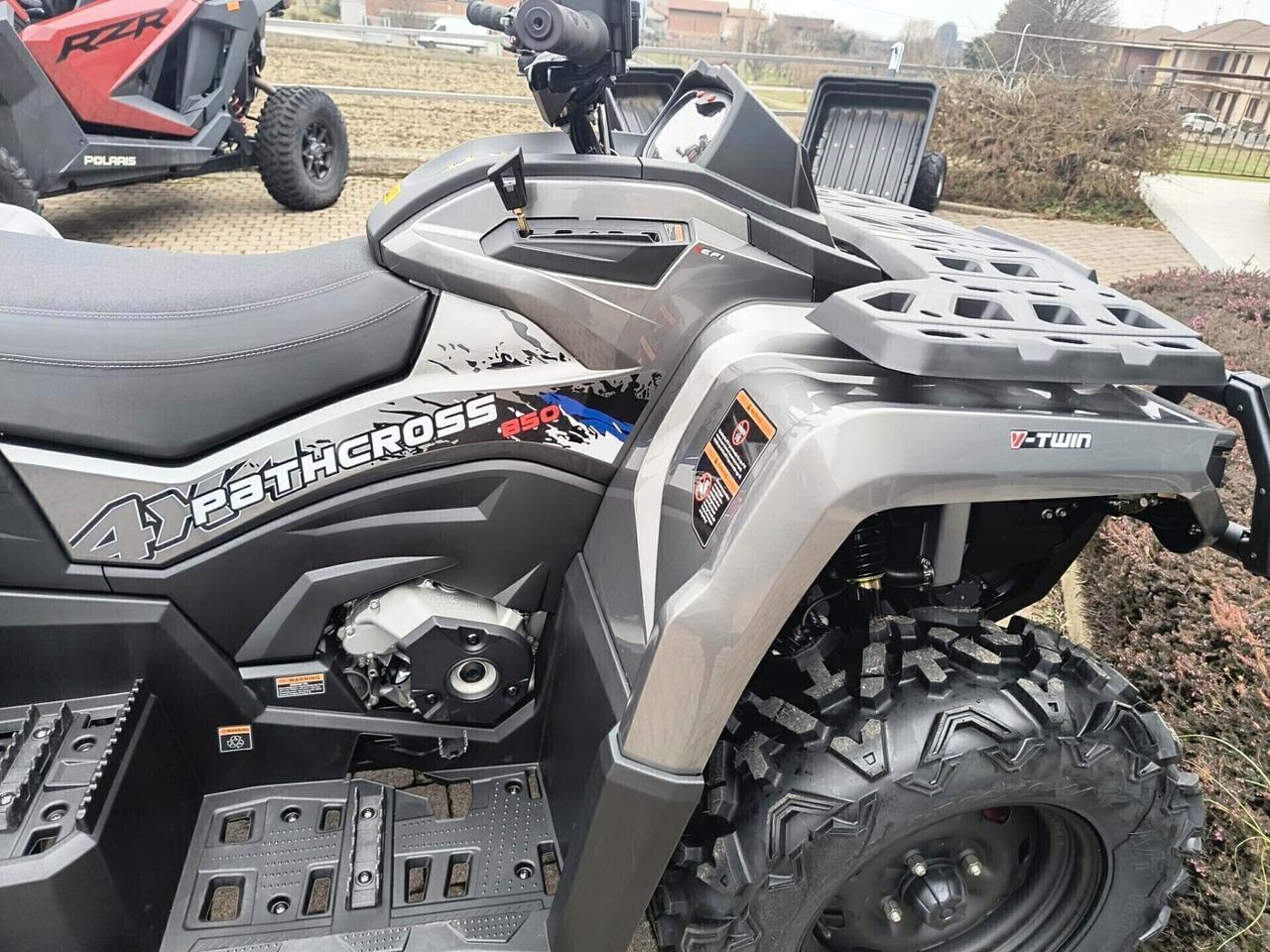 QUAD AODES ODES 850 PATHCROSS TARGA GIALLA