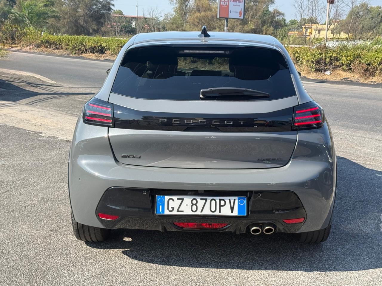 Peugeot 208 Hybrid 145 e-DCS6 GT Grigio Selenium