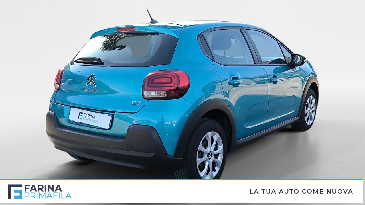 CITROEN C3 III 2017 - C3 1.2 puretech Feel s&s 83cv neopatentati my20
