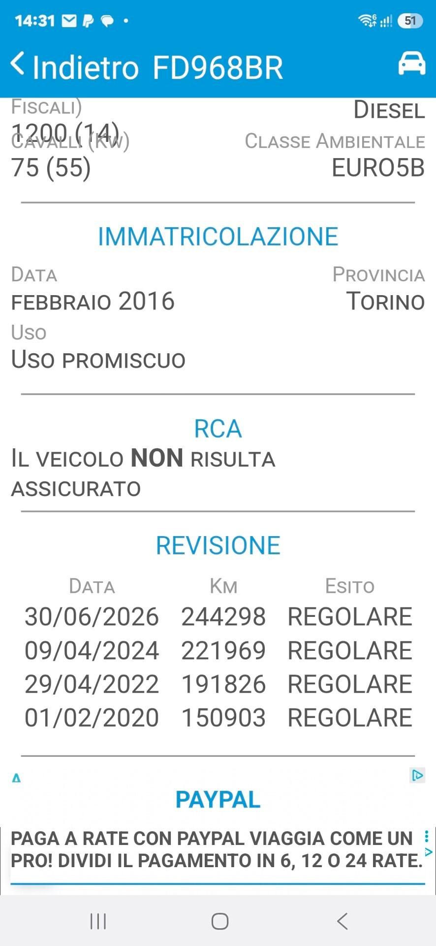 Fiat fiorino 1.3 multijet euro 5. 2016