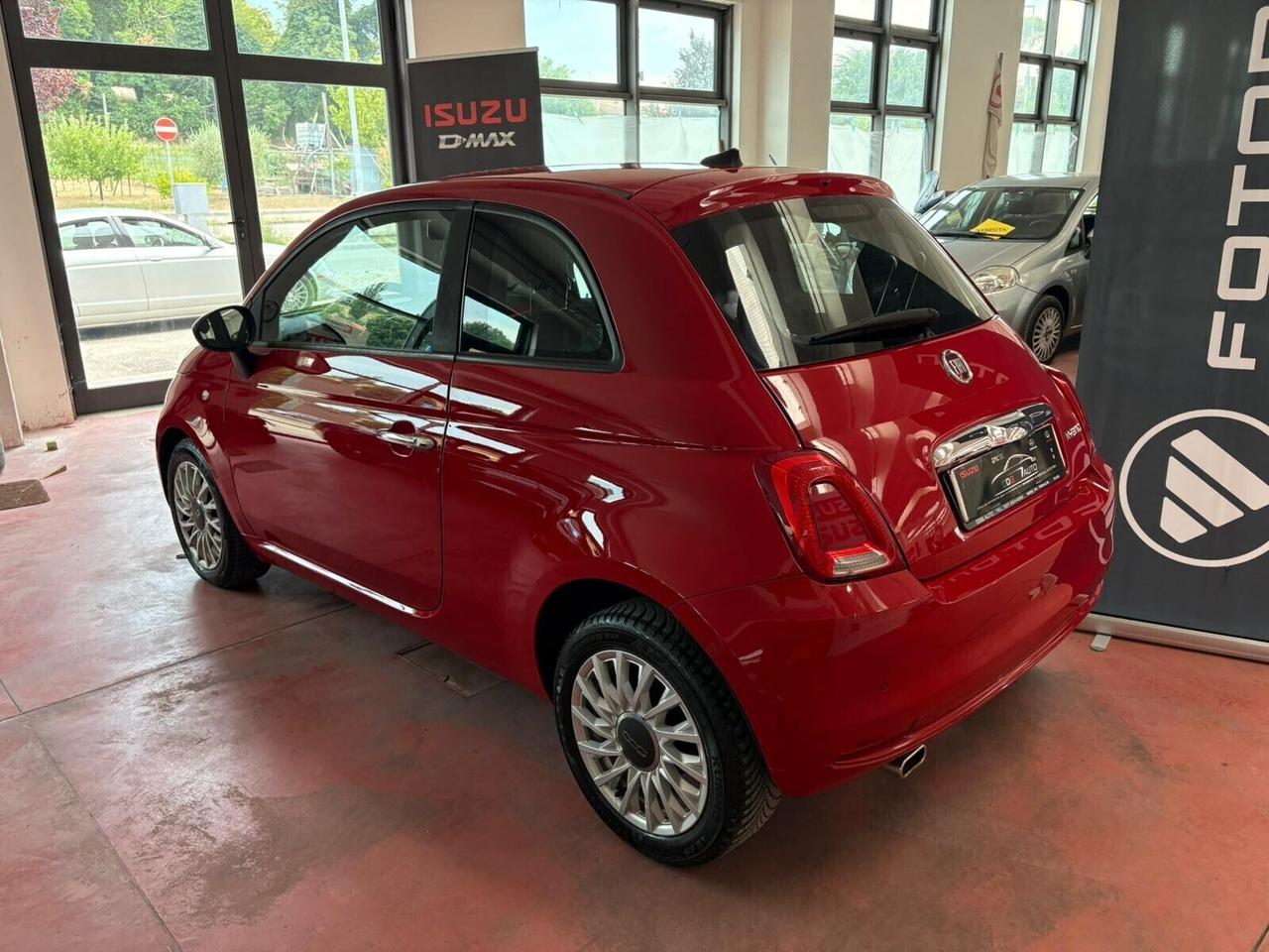 FIAT 500 HYBRID 1000 CV 70 Km 48.008 X NEOPATENTATI garanzia 12 mesi