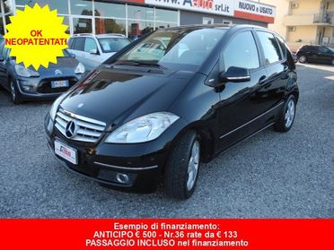 MERCEDES-BENZ A 150 95cv Avantgarde - OK NEOPATENTATI - "DA VETRINA"