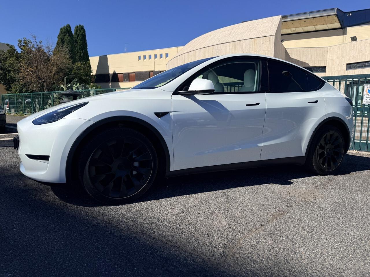 Tesla Model Y Long Range AWD Interni BIANCHI