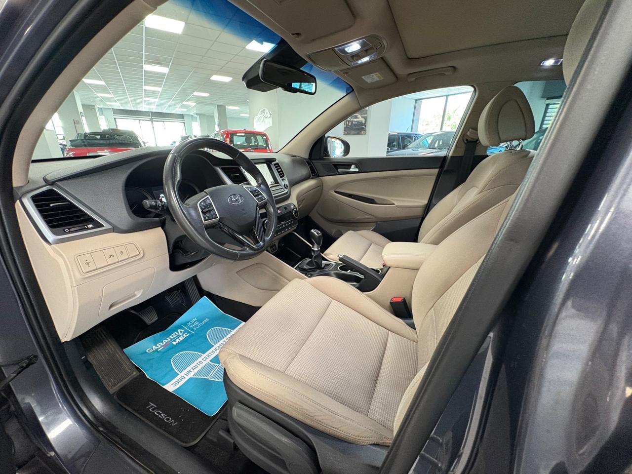 Hyundai Tucson 1.7 CRDi 116cv 2017 km 104000