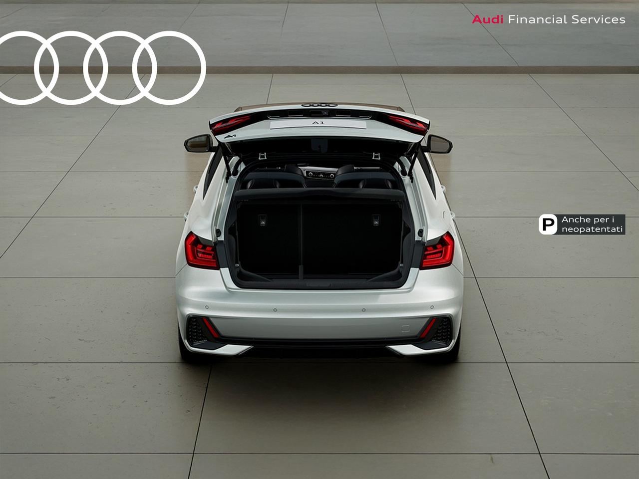 Audi A1 sportback 30 1.0 tfsi identity black 116cv s-tronic