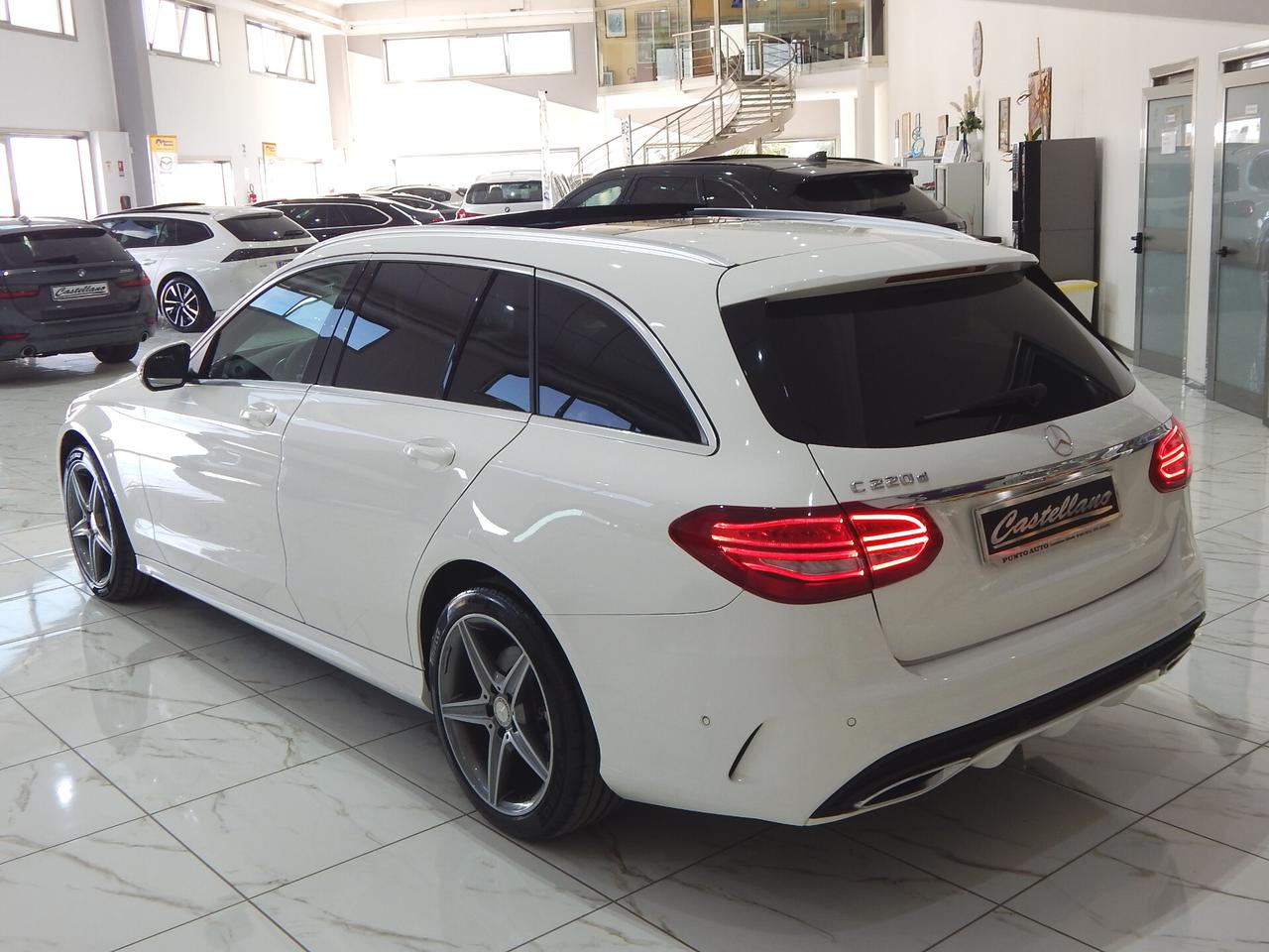 Mercedes-Benz C 220 d SW Premium Aut. TETTO-NAVI-PELLE-PARK-LED