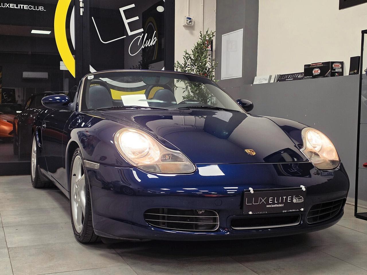 Boxster 3.2 S MANUALE _ BLU LAPIS _ 3.2S _ SERVICE BOOK _ PELLE ALCANTARA _ GARANZIA 12 MESI