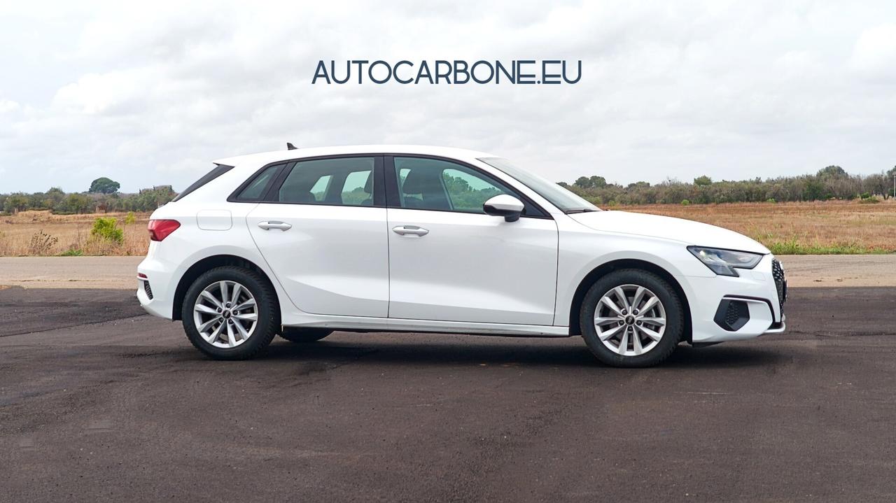 AUDI A3 SPB S-Tronic FULL LED 2021 2.0 Tdi 115cv