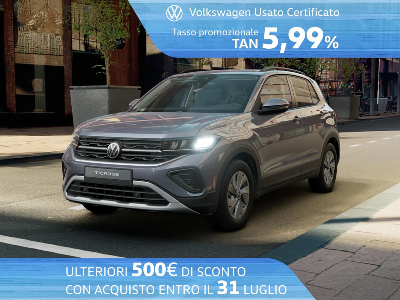 Volkswagen T-Cross 1.0 tsi life 115cv dsg