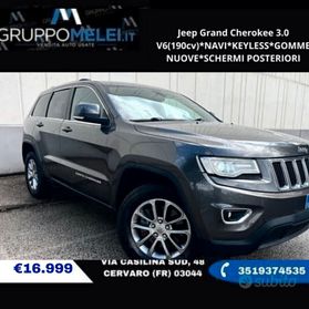 Jeep Grand Cherokee 3.0 V6(190cv)*NAVI*KEYLESS*GOMME NUOVE*SCHERMI POSTERIORI