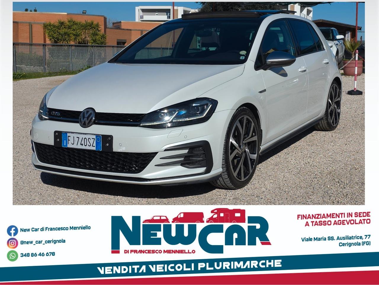 Golf GTD 2.0 Tdi 184cv - DSG - SOUND - TETTO - VIRTUAL