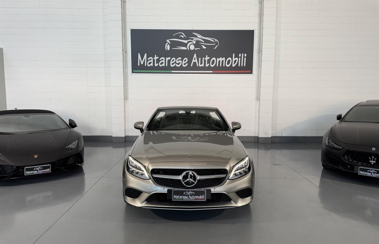 Mercedes-Benz C 220 Cabrio FullLed Burmaster 1Proprietario Certificata