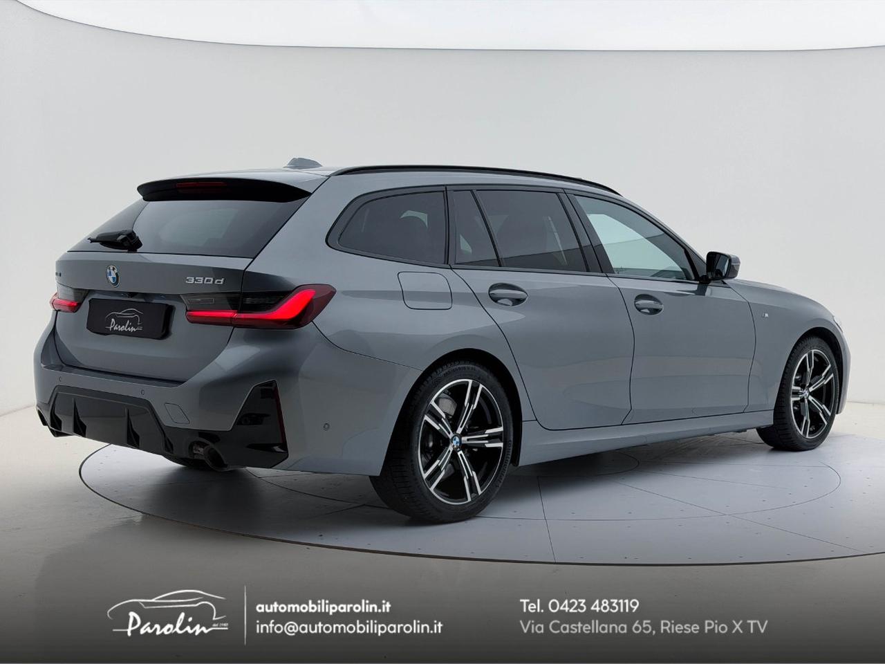 BMW 330 d Touring 48V xDrive Msport Tetto-AssettoAdattivo-Pelle-Black pack