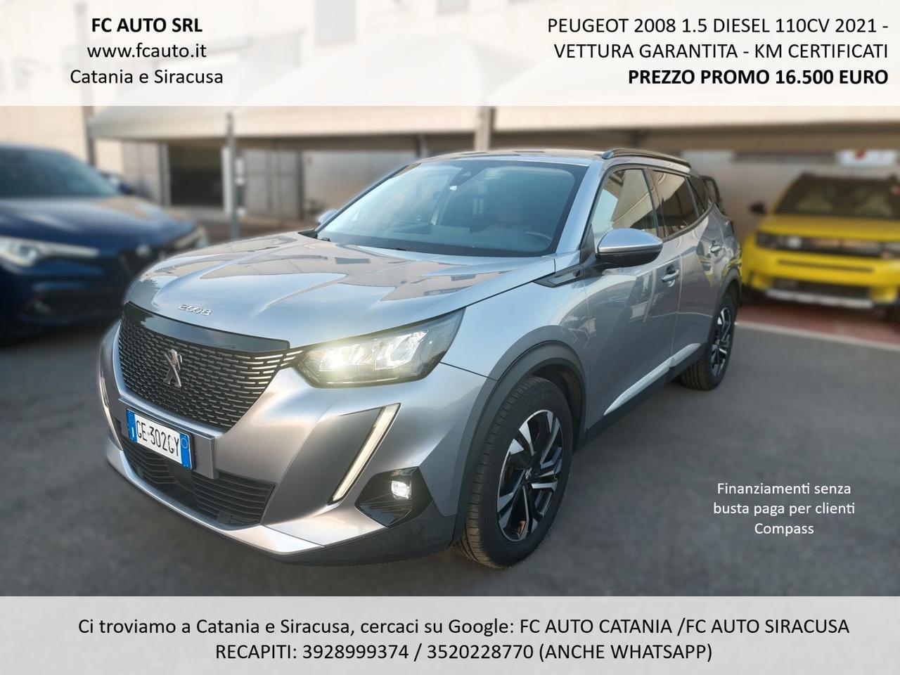 Peugeot 2008 1.5 110CV - PARI AL NUOVO