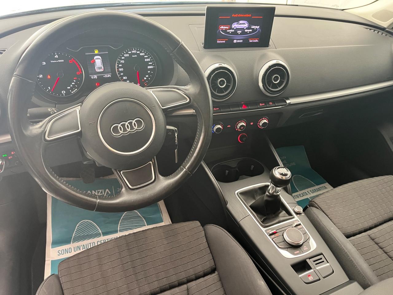 Audi A3 SPB 1.6 TDI 105 CV Ambition “Uniproprietario ”
