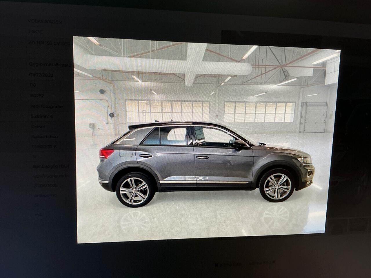 Volkswagen T-Roc 2.0 TDI SCR Advanced BlueMotion Technology