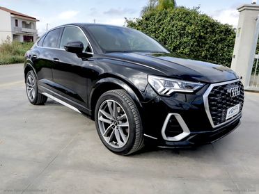 AUDI Q3 SPORTBACK 2.0TDI 200CV S-tronic S-LINE MATRIX NAVI PELLE RETROCAMERA 360 CERCHI 19