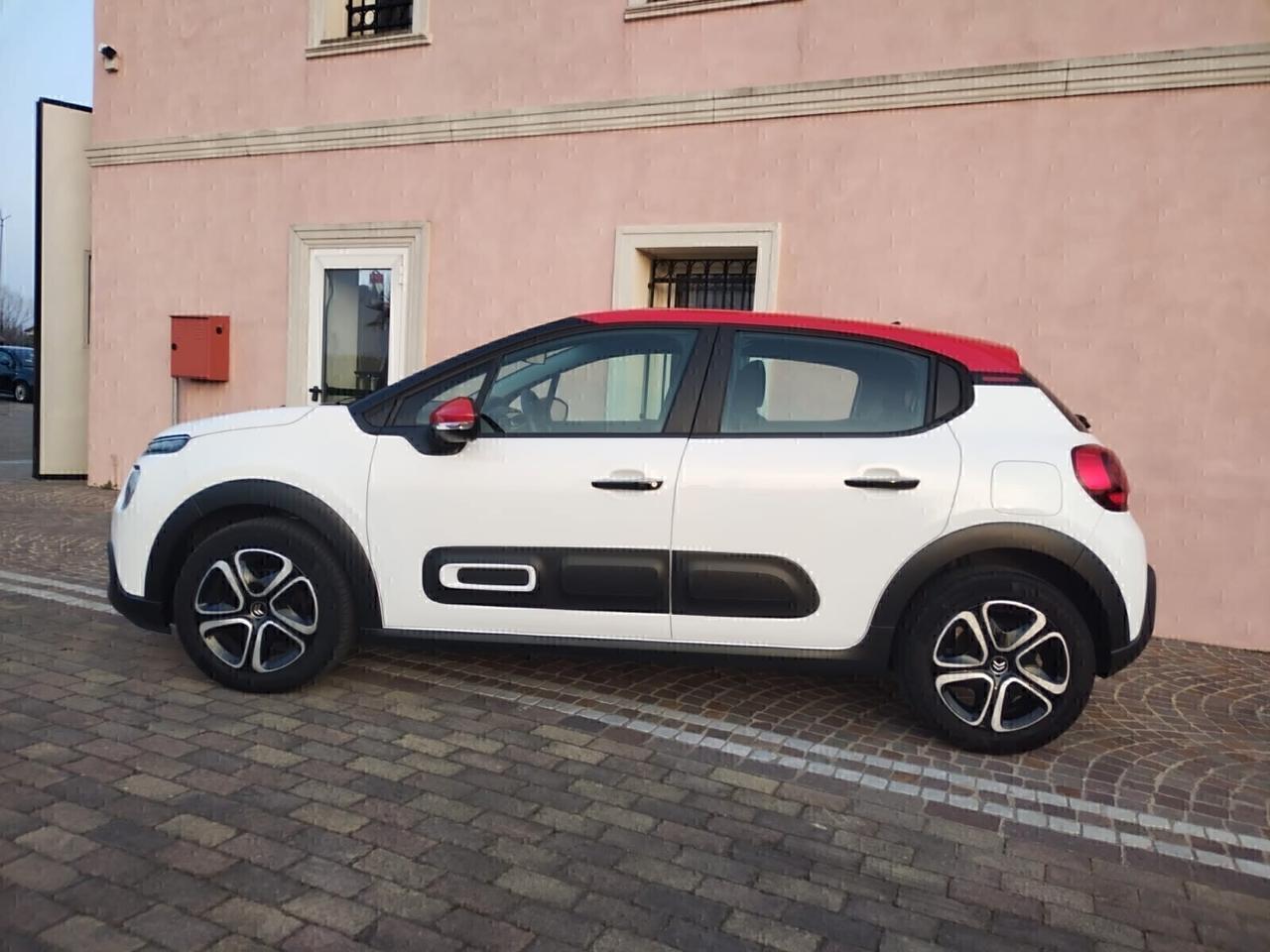 Citroen C3 Shine tetto rosso