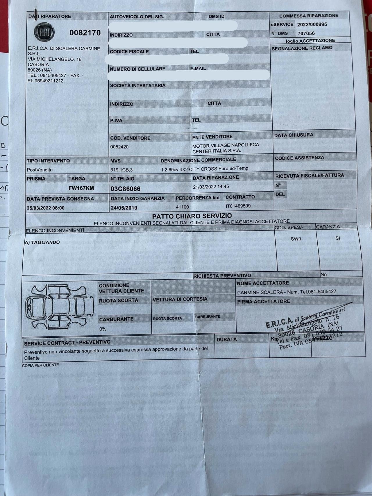 FIAT PANDA CROSS 1.2gpl