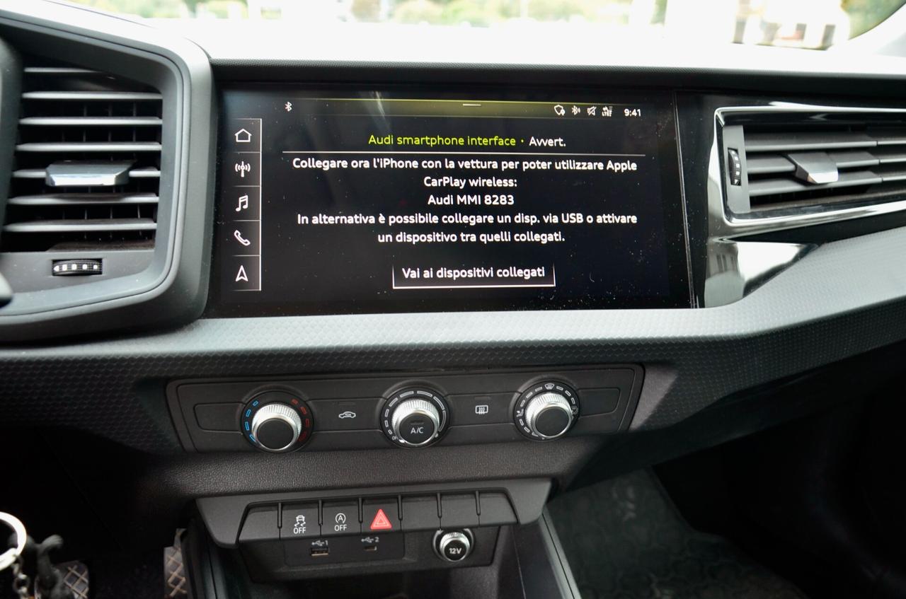 AUDI SPORTBACK 25 1.0 TFSI S-LINE EDITION 95cv, PREZZO REALE, EURO 6D, APPLE ANDROID, PERMUTE