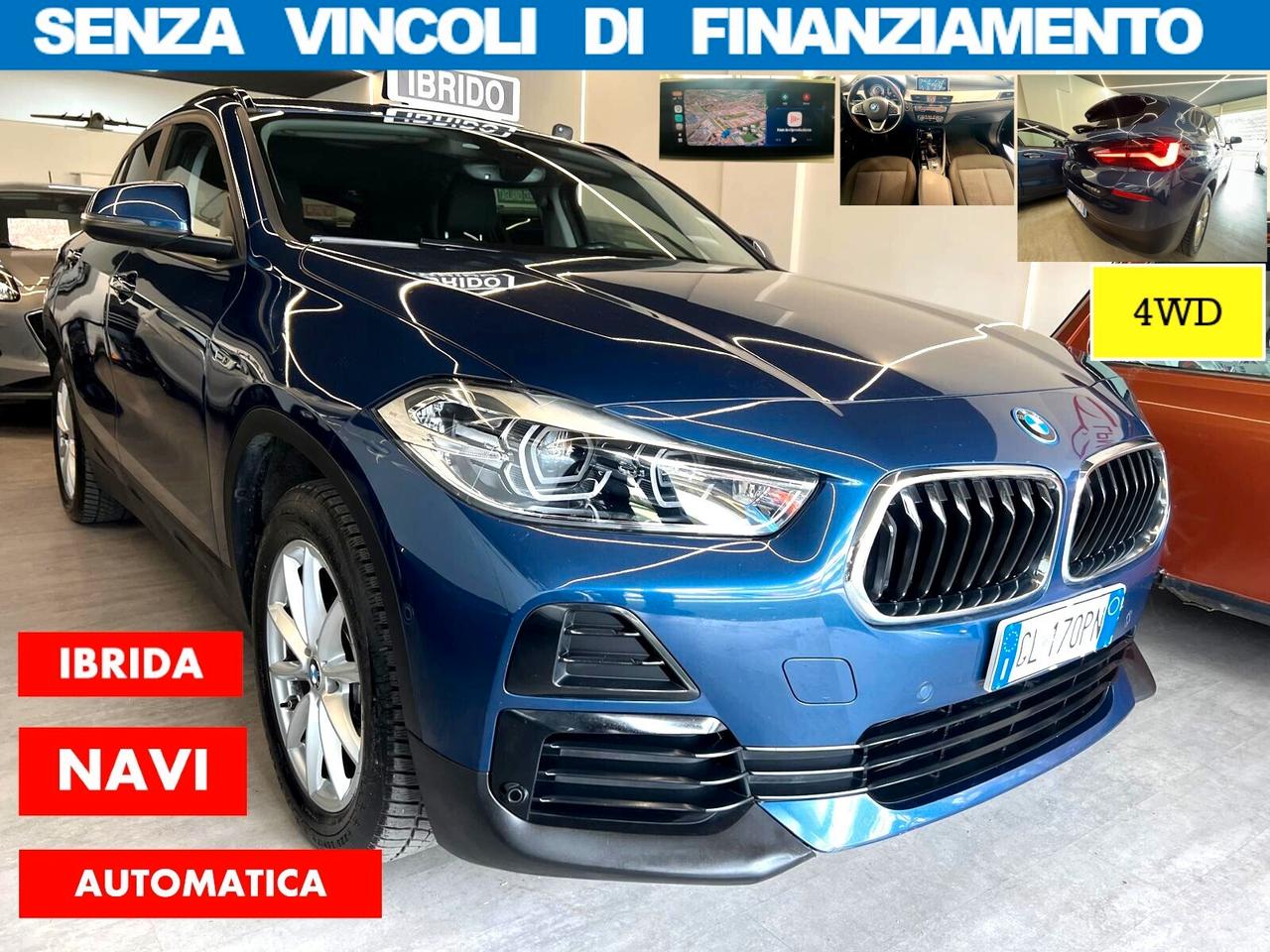 Bmw X2 HYBRID 25E XDRIVE AUTOM *NO VINCOLI FINANZ*UNIPRO KM CERTIFICATI