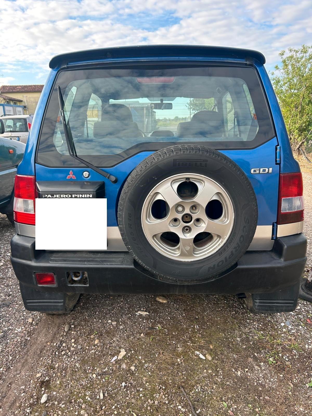 Mitsubishi Pajero Pinin 1.8 Benzina 16V GDI 3 porte target