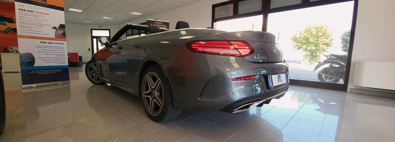 BELLISSIMA-IMPECCABILE-COME NUOVA-Mercedes-benz C 220 d Auto Cabrio Premium Plus.